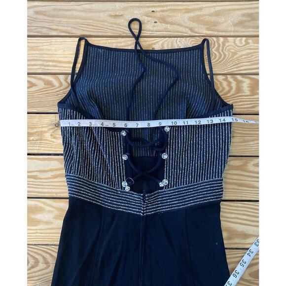 Vintage Tadashi Sleeveless Ball Gown Size Large Women’s Black - Picture 7 of 7